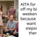AITA for calling off my birthday weekend trip because I don’t want my stepsister there?