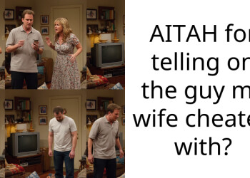 AITAH for telling on the guy my wife cheated with?