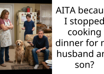 AITA because I stopped cooking dinner for my husband and son?