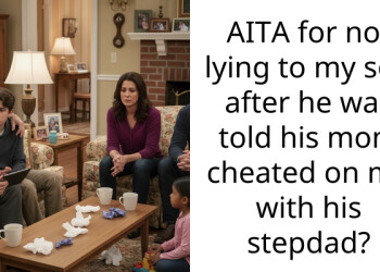 AITA for not lying to my son after he was told his mom cheated on me with his stepdad?