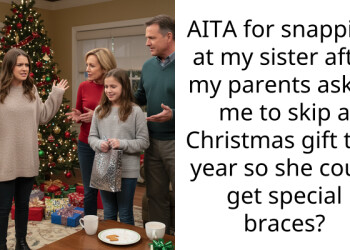 AITA for snapping at my sister after my parents asked me to skip a Christmas gift this year so she could get special braces?