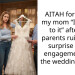 AITAH for telling my mom “I’m used to it” after my parents ruined the surprise of my engagement and the wedding dress?