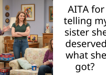 AITA for telling my sister she deserved what she got?