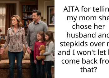 AITA for telling my mom she chose her husband and stepkids over me and I won’t let her come back from that?
