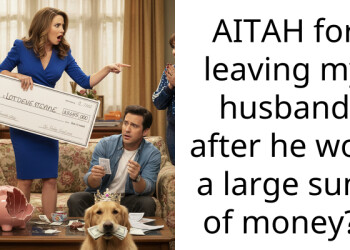 AITAH for leaving my husband after he won a large sum of money?