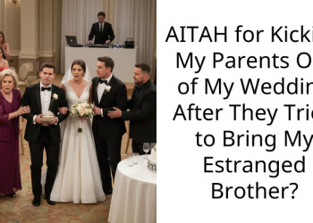 AITAH for Kicking My Parents Out of My Wedding After They Tried to Bring My Estranged Brother?