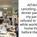 AITAH for canceling a family dinner party after my parents refused to be quiet while working from home the day before the party?