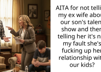 AITA for not telling my ex wife about our son’s talent show and then telling her it’s not my fault she’s f**king up her relationship with our kids?