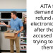 AITA for demanding a refund at an electronics store after the staff accused me of trying to scam them??