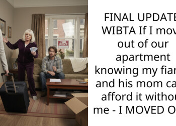 FINAL UPDATE: WIBTA If I move out of our apartment knowing my fiance and his mom can’t afford it without me – I MOVED OUT!