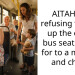 AITAH for refusing to give up the extra bus seat I paid for to a mother and child?
