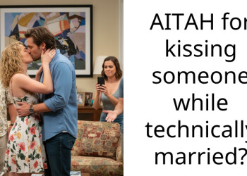 AITAH for kissing someone while technically married?