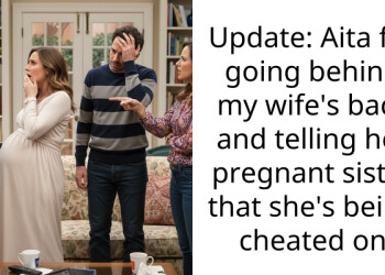 Update: Aita for going behind my wife’s back and telling her pregnant sister that she’s being cheated on