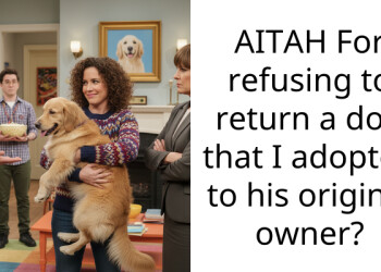 AITAH For refusing to return a dog that I adopted to his original owner?