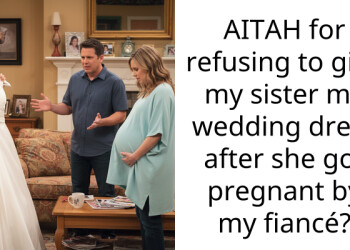 AITAH for refusing to give my sister my wedding dress after she got pregnant by my fiancé?