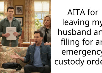 AITA for leaving my husband and filing for an emergency custody order?