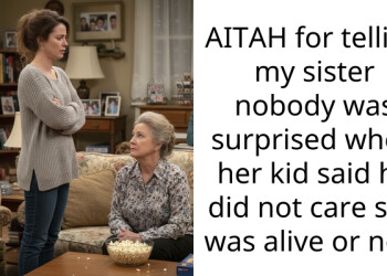 AITAH for telling my sister nobody was surprised when her kid said he did not care she was alive or not?