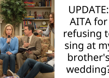UPDATE: AITA for refusing to sing at my brother’s wedding?