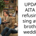 UPDATE: AITA for refusing to sing at my brother’s wedding?