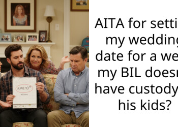AITA for setting my wedding date for a week my BIL doesn’t have custody of his kids?