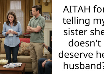 AITAH for telling my sister she doesn’t deserve her husband?