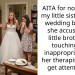 AITA for not having my little sister at my wedding because she accused my little brother of touching her inappropriately to her ther***st just to get attention…..