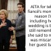 AITA for telling my fiancé’s mom that the reason I’m not including her in the wedding is because I still remember what she said to me while I was miscarrying in her guest bathroom