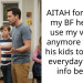 AITAH for telling my BF he can’t use my vehicle anymore to take his kids to school everyday (more info below)