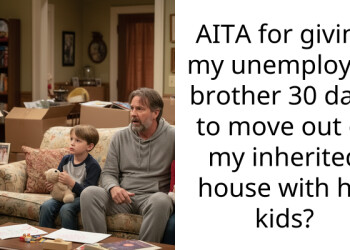 AITA for giving my unemployed brother 30 days to move out of my inherited house with his kids?