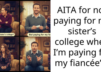 AITA for not paying for my sister’s college when I’m paying for my fiancée’s?