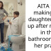 AITA for making my daughter clean up after my son in the bathroom after her prank?