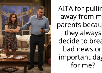 AITA for pulling away from my parents because they always decide to break bad news on important days for me?