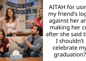 AITAH for using my friend’s logic against her and making her cry after she said that I shouldn’t celebrate my graduation?