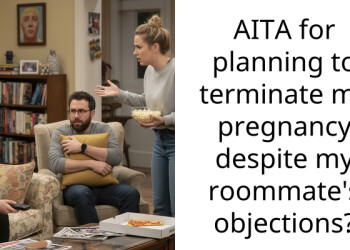 AITA for planning to terminate my pregnancy despite my roommate’s objections?