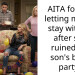 My husband wants his sister to stay with us after she ruined my son’s birthday party