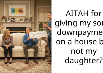 AITAH for giving my son a downpayment on a house but not my daughter?