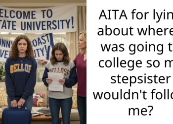AITA for lying about where I was going to college so my stepsister wouldn’t follow me?