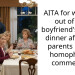 AITA for walking out of my boyfriend’s family dinner after his parents made h**ophobic comments?
