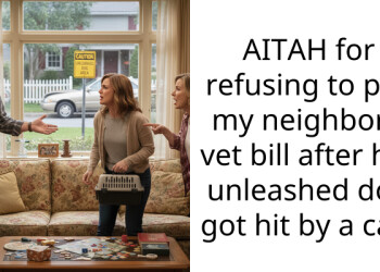 AITAH for refusing to pay my neighbor’s vet bill after her unleashed dog got hit by a car?