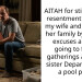 AITAH for still holding resentment towards my wife and avoiding her family by making excuses and not going to family gatherings after her sister Depants me at a pool party.