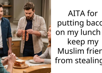 AITA for putting bacon on my lunch to keep my Muslim friend from stealing it