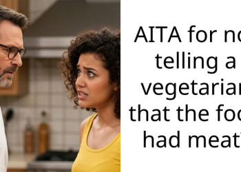 AITA for not telling a vegetarian that the food had meat?