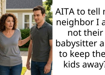 Gardening Young Man Allows Neighborhood Children To Hang Out In His Front Yard, Argues With An Ent*tled Mom Who Thought He Was A Free Babysitter
