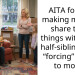 AITA for not making my kids share their things with their half-siblings and “forcing” my ex to move?