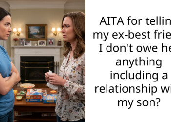 AITA for telling my ex-best friend I don’t owe her anything including a relationship with my son?