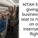 AITAH for not giving my business cla*s seat to my wife on our international flight?