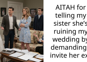 AITAH for telling my sister she’s ruining my wedding by demanding I invite her ex?