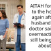 AITAH for going to the hospital again after my husband and a doctor said I was overreacting and still being upset about it?