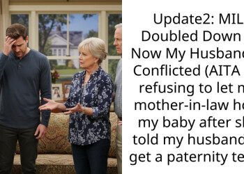 Update2: MIL Doubled Down & Now My Husband Is Conflicted (AITA for refusing to let my mother-in-law hold my baby after she told my husband to get a paternity test?)