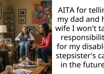 AITA for telling my dad and his wife I won’t take responsibility for my disabled stepsister’s care in the future?